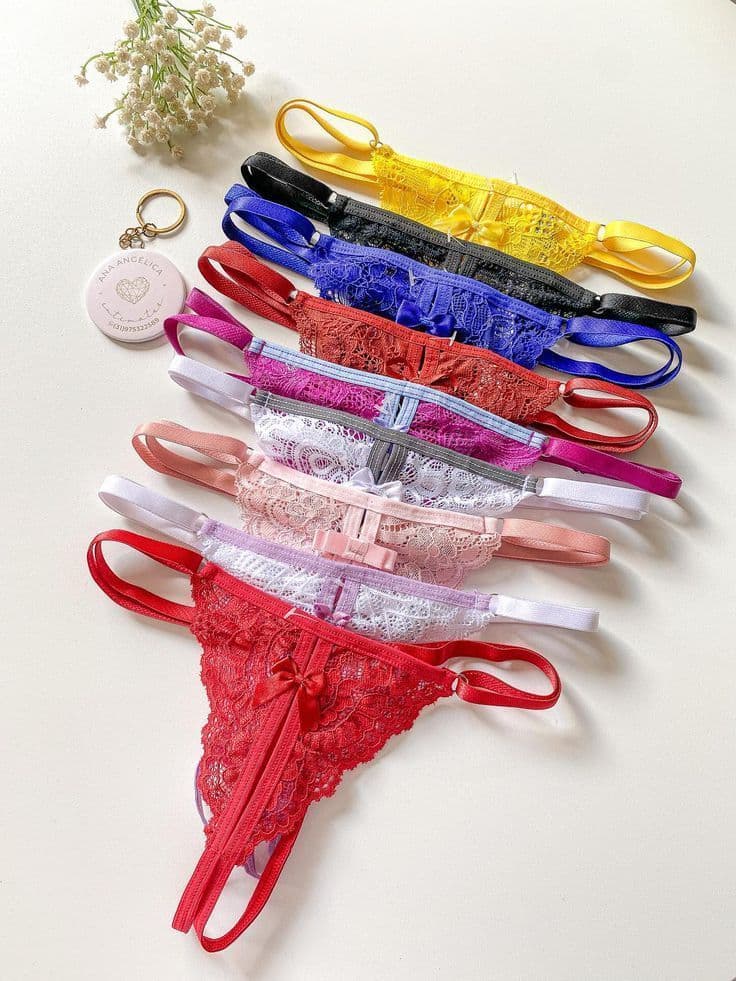 Lot de strings dentelle