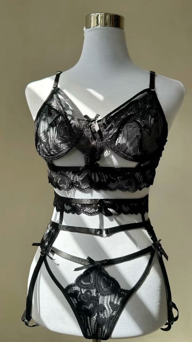 Ensemble noir 3 pieces